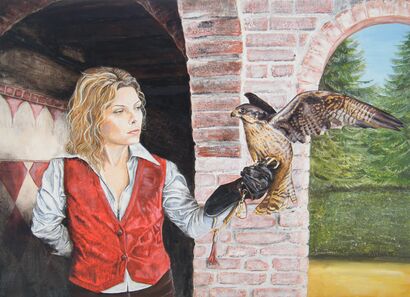 LA FALCONIERA - a Paint Artowrk by Maria Durante